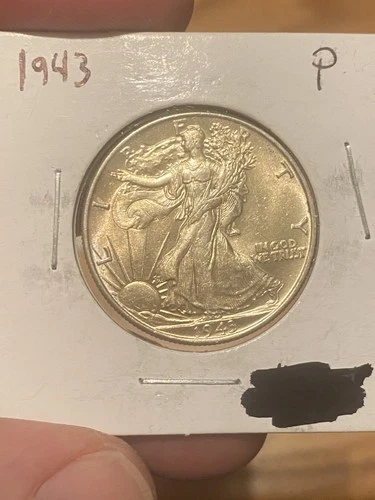 1943 P WALKING LIBERTY HALF DOLLAR 90% SILVER PHILADELPHIA NICE COIN FOR ALBUM