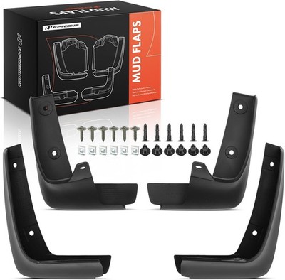 4 Pack Truck Mud Flaps for Nissan Versa 2020-2024 Front and Rear
