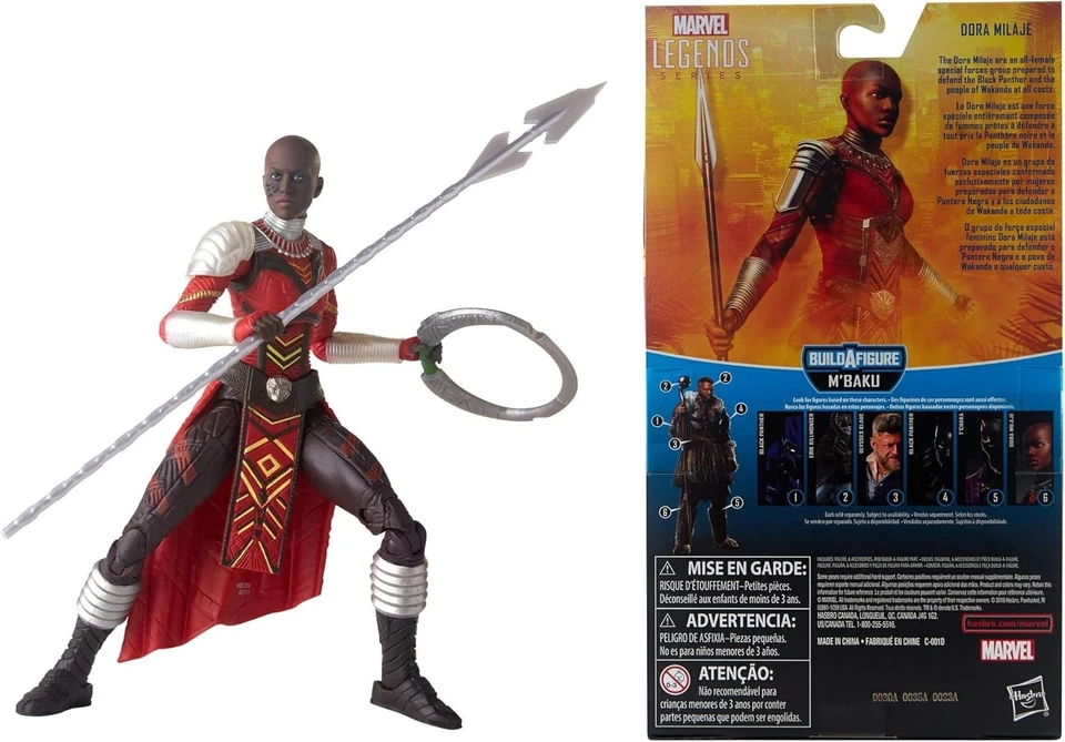 Marvel Legends Avengers: Infinity War 6" Dora Milaje Figura Pantera Negra NUEVO Foto 3 de 4