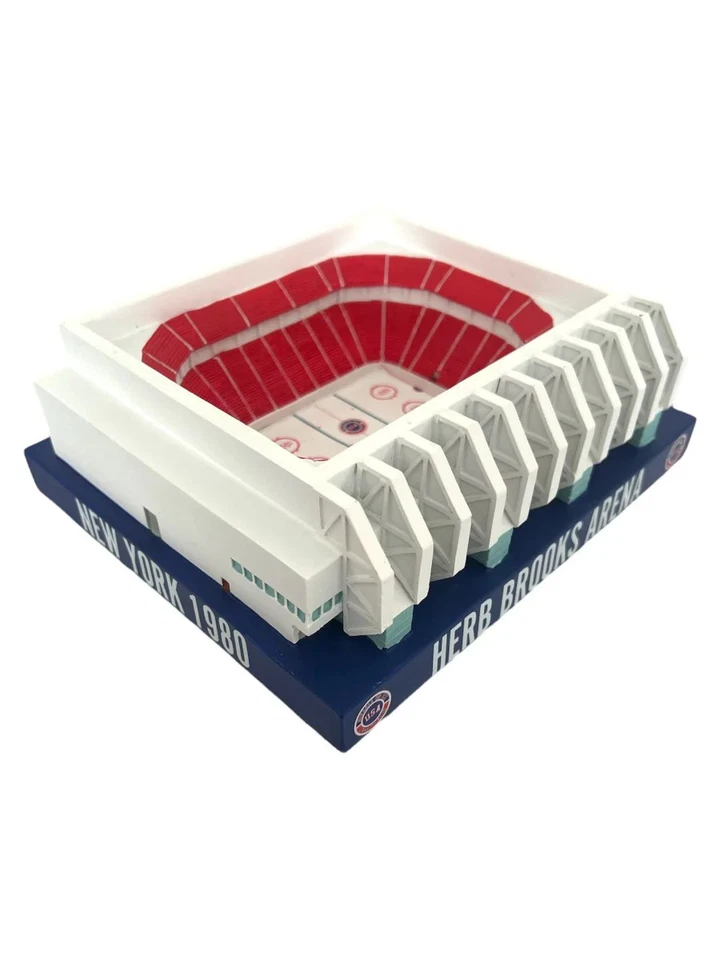 1980 Olympic Herb Brooks Arena Lake Placid Miracle on Ice Scale Replica 8"X7"X3" - Bild 4 von 4