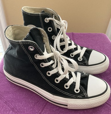 black high top converse size 6.5