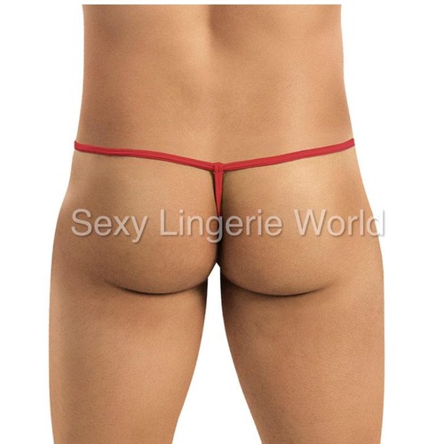 Hombres Ropa Interior Cremallera Pene Tanga Sexy Bolsa Frontal Abierta Malla Imitación Cuero Cuerdas - Imagen 76 de 79