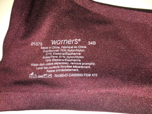 Warner's Bra Wirefree With Bump Lift Back Smoothing Padded Plunge Contour 1375 - Picture 107 of 147