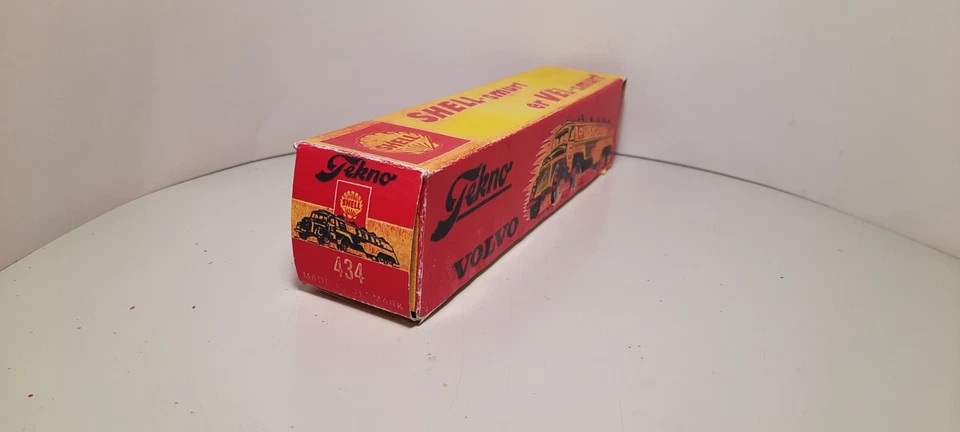 CAIXA DE REPRODUÇÃO TEKNO DINAMARCA SOMENTE PARA VOLVO N88 434 SHELL PETROLEIRO 1/43 - Imagem 3 de 4