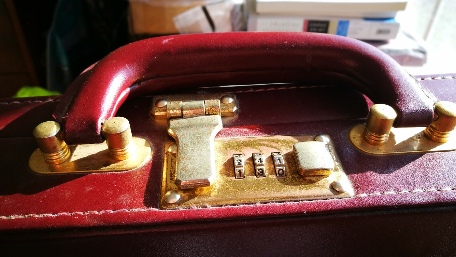 Cartier vintage vertical hard briefcase Gem