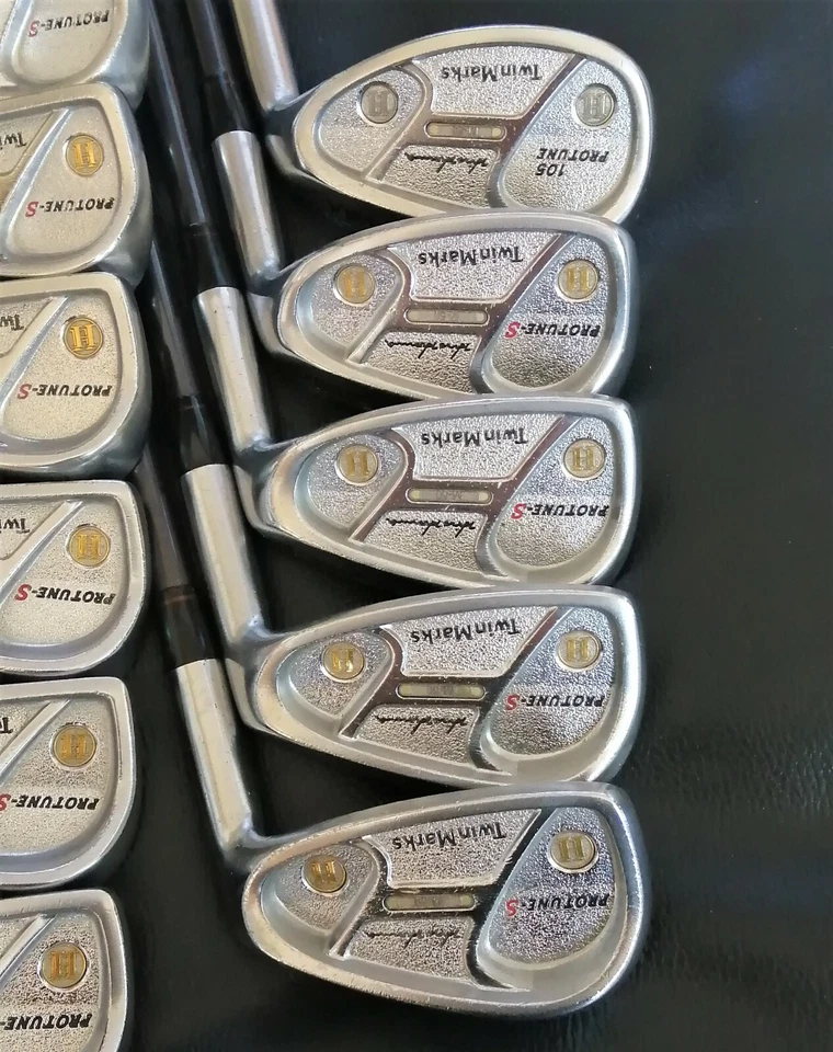 罕见高尔夫铁杆套装 HONMA Twin Marks PROTUNE-S Doric 钛 (S) M50 11 件 3-SW  — 第 3/4 张图片