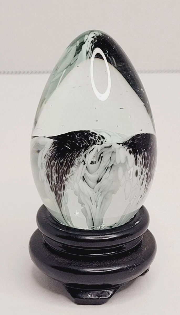 Glass Paperweight 1984