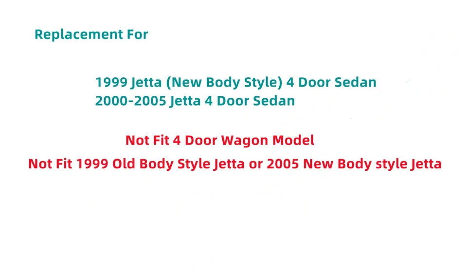 Heated Rear Window Back Glass For Volkswagen Sedan 1999 Jetta New/00-05 Jetta - Image 3 of 4