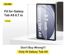 samsung galaxy a9 tablet screen protector 8.7 Size 2 Pack
