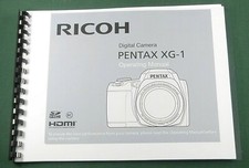 Ricoh Pentax XG-1 Operating Manual: 109 Pages  Protective Covers 