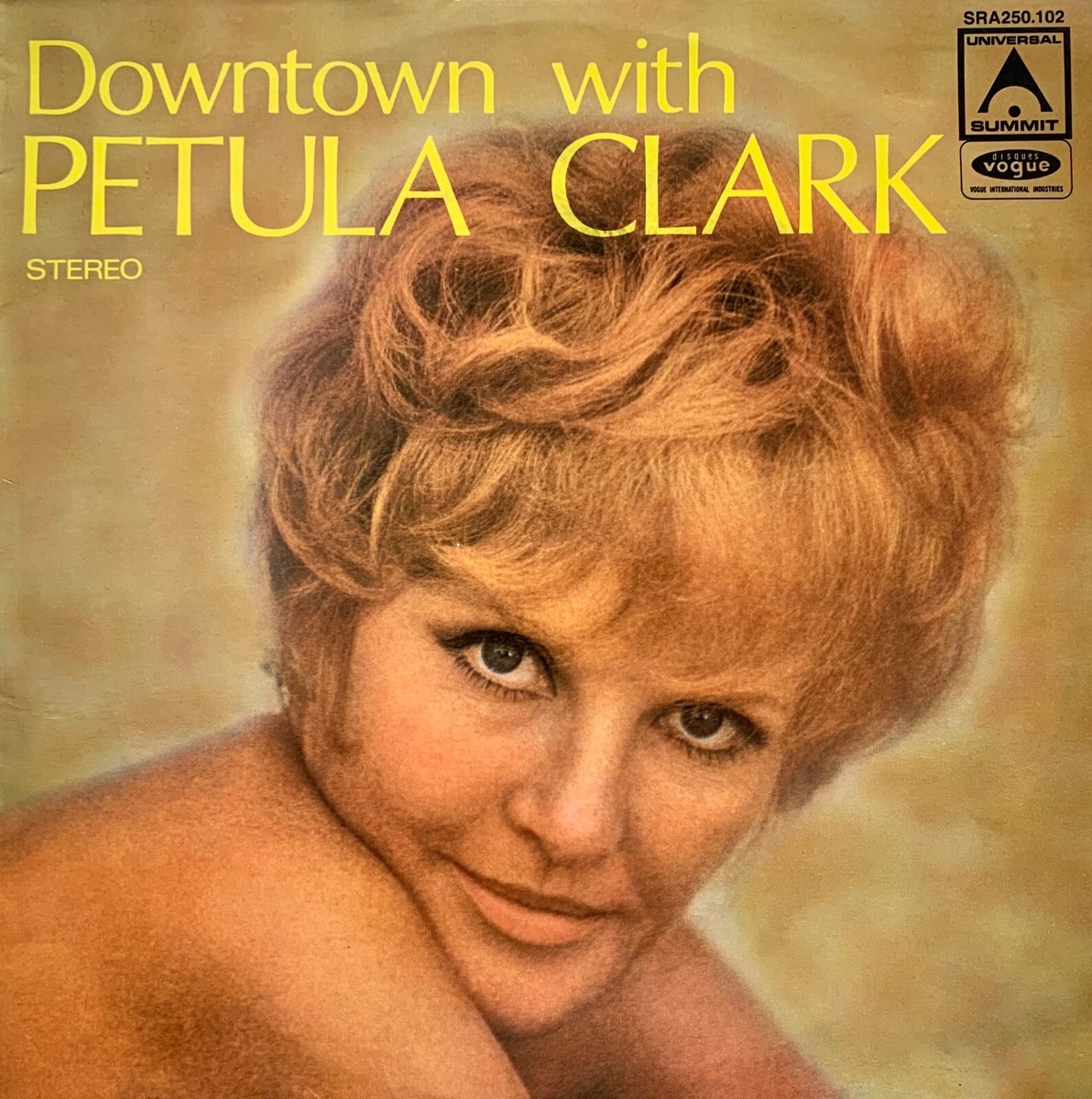 PETULA CLARK Downtown With - AUSTRALIAN VINYL LP - Sings