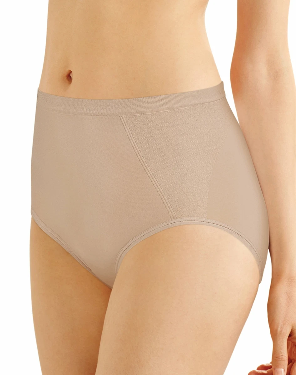 Fundamentals Women's Extra Firm Control Nude Shapewear Brief Large