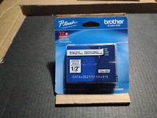 Genuine Brother TZe-231, 1/2" Black on White P-Touch TZ tape