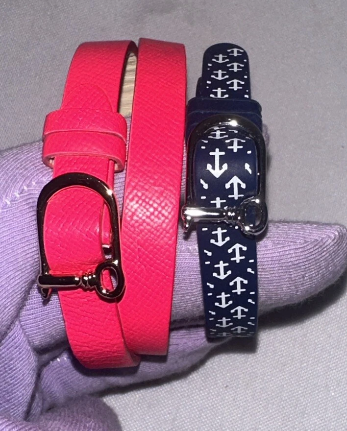 KEEP коллективный лот из 2 силиконовых лент - якорь (темно-синий), розовый - Изображение 2 из 2