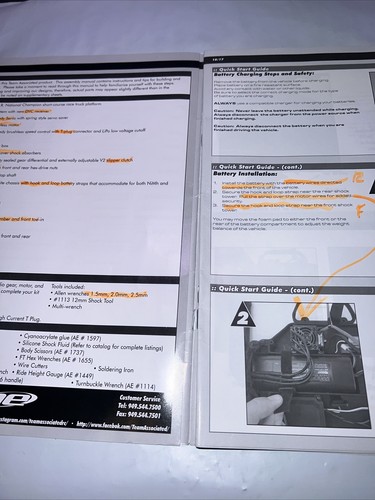 Team Associated Pro SC10 Reflex X DB10 Owners Manual - Picture 3 of 4