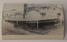 Steamship Steamer CAMISTEO real photo postcard RPPC