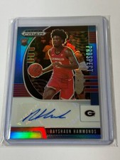 2020 Prizm Collegiate #PA-RH Rayshaun Hammonds Prospect Auto Blue #/149 ☘️82