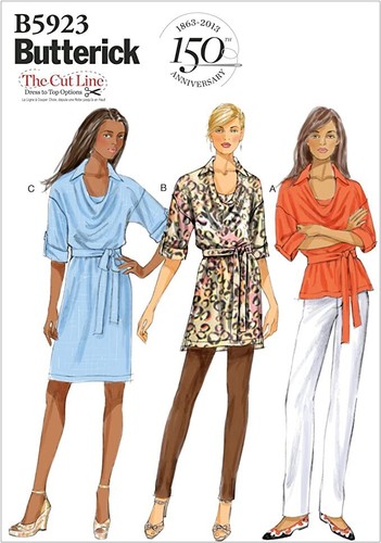 Patron Burda 7378 - Robe Chic Longue/courte - Tailles 38 à 50 - Occasion - Copie Couleur