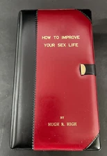 Vtg 1969 Royal London Faux Book Hidden Flask Improve Your Sex Life Barware Set