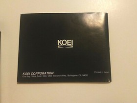 Nobunaga's Ambition II 2 (Nintendo NES) Authentic Complete GREAT Shape CIB Game