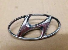 Hyundai OEM Chrome Front Grille 3.75" Emblem Badge Logo Nameplate Name Plate