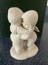 SNOWBABIES "I Need A Hug" Retired 1995 Miniature Angel Figurine from Dept 56