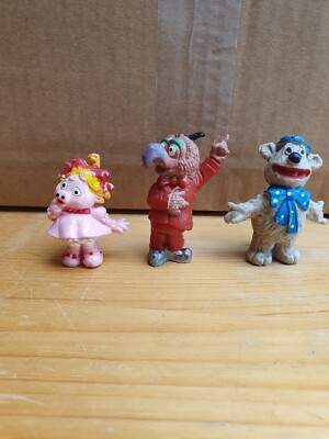 3x ganz alte Muppet Babys Miss Piggy - Fozzie Bär - Gonzo Vintage - Muppet Show