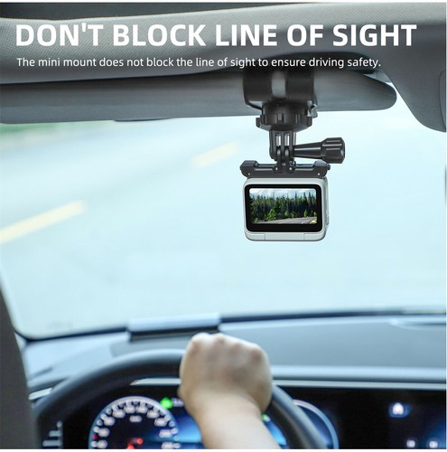 Pare Soleil Voiture Support Vlog Rotatif 360° pour Insta360 GO 3/360 X3/ Action 3 - Photo 3/13