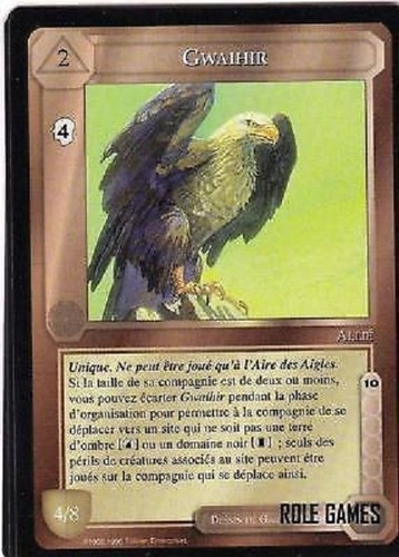 MIDDLE EARTH LES SORCIERS RARE GWAHUR
