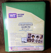 NEW Westrim Crafts Strap/Hinge Album 8-1/2x11 Memories Forever