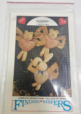 Finders Keepers Peacemakers 7'' Weefolk Angels Pattern #170 Ornaments Decorative