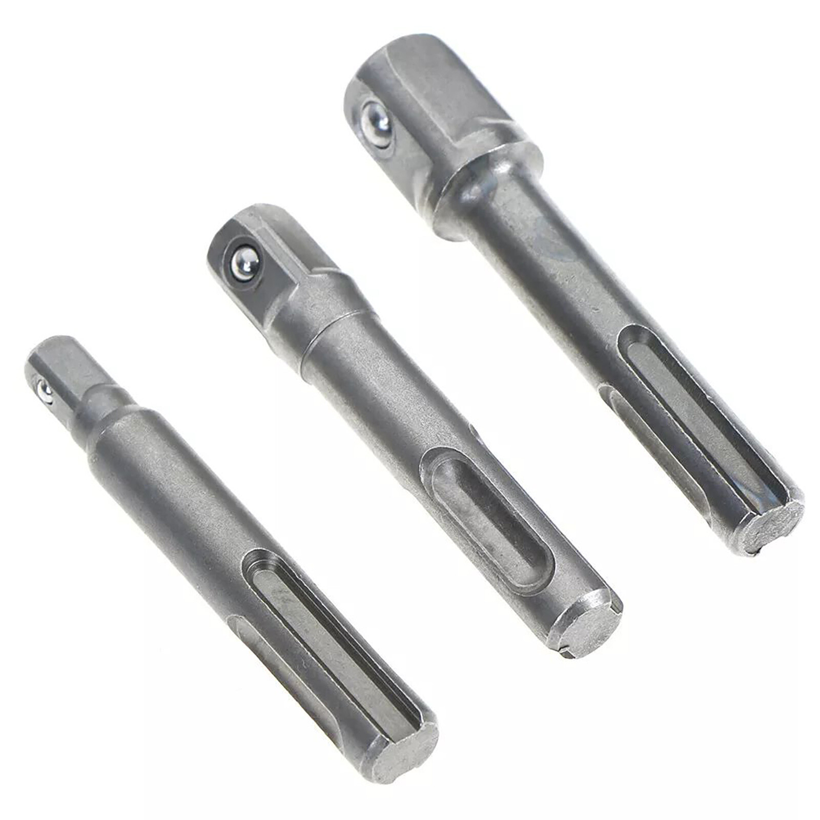 5pcs SDS Plus 1/4 Hex Socket Driver Tool Drill Bit Chuck Adaptor Bar Kit Set