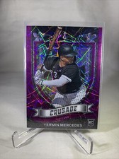 Yermin Mercedes 2021 Chronicles Crusade Purple Velocity Prizm Refractor RC #16