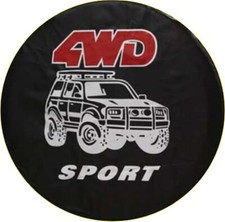 Car Wheel Spare Tire Covers For 4wd Sport Black Hd Vinyl Dust Protector 32 33