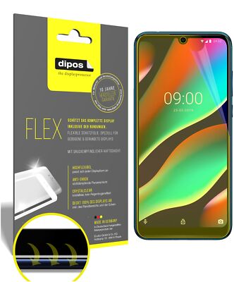 2x Schutzfolie für Wiko View 3 inkl. Rundung 3D Full Cover Flex Folie Display