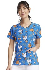 Cookie Monster Cherokee Scrubs Sesame Street Tooniforms V Neck Top TF614 SWWK