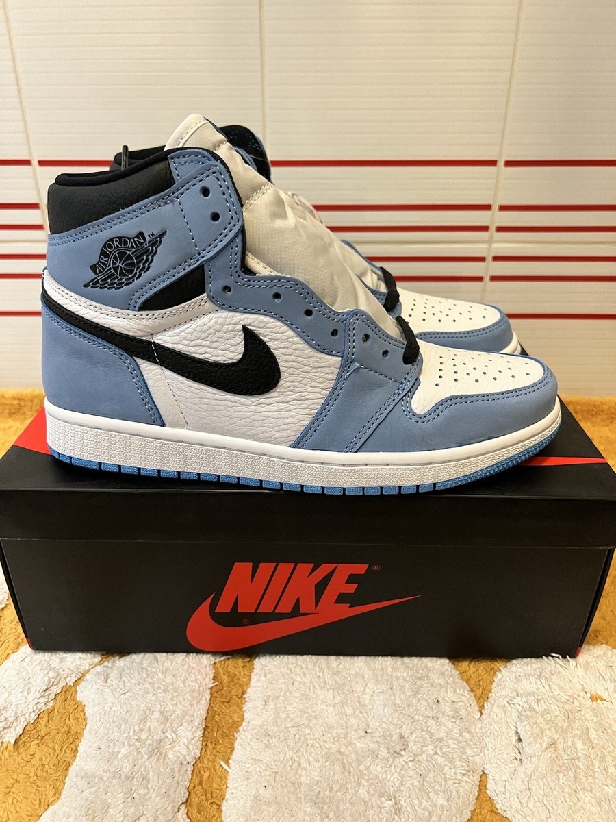 Nike Air Jordan 1 Retro High OG UNC University Blue Mens 8 Nike Air Jordan 1 Retro High OG UNC University Blue Mens 8