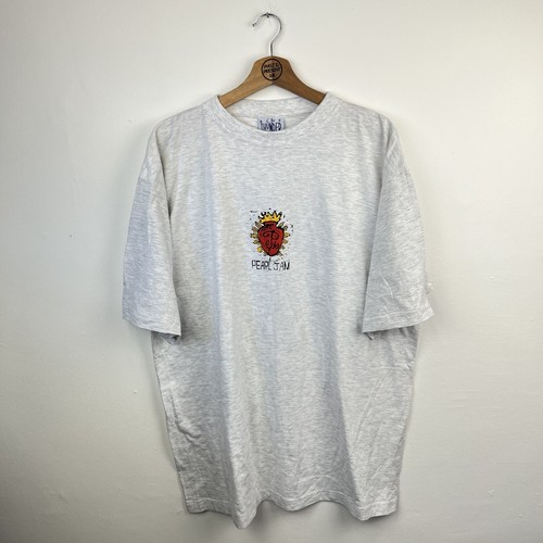 Pearl Jam 1998 Yield Tour Band Blue Thunder Grey RARE Vintage Y2K Music Size XL - 第 1/7 張圖片