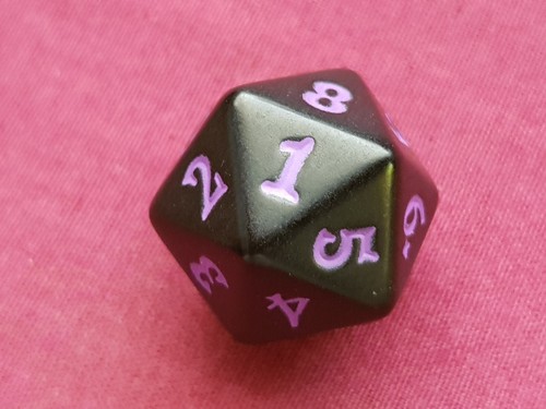 Magic The Gathering PHYREXIA ALL WILL BE ONE PURPLE D20 SPINDOWN DICE DIE MTG - Bild 2 von 2