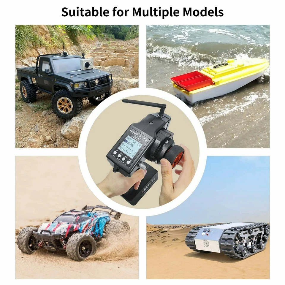 Radiolink RC4GS V2 2.4G 4CH Radio Transmitter Controller R6FG Receiver Car Boat - Image 3 of 4