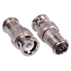 2M CÂBLE TV coaxial/antenne/satellite Connecteur F Male - Coax mâle +  adaptateur - EUR 4,99 | PicClick FR