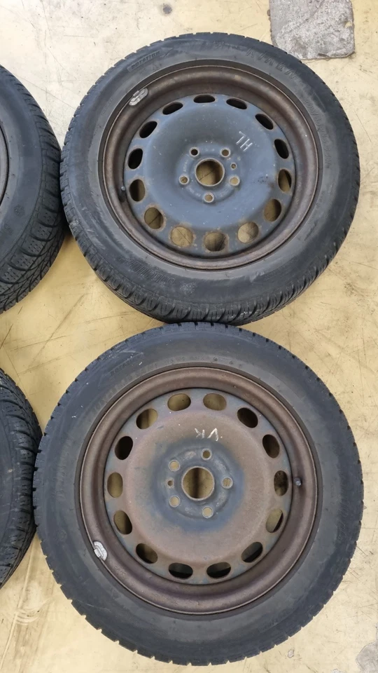 4x Winterkompletträder VW Golf 6.5Jx16H2 LK5x112 ET50 1K0 601 027 J - Bild 3 von 4