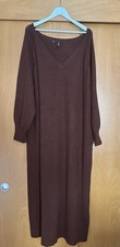 Strickkleid Gr. 52/54 eher 54/56 Kleid Maxikleid Pulloverkleid