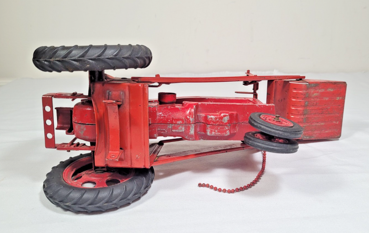 McCormick Farmall 400 Vintage Toy Tractor With Loader. Metal With