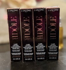 4 x Lancome Idole Lash-Lifting  Volumizing Mascara Black 0.08oz/2.5ml Each NIB