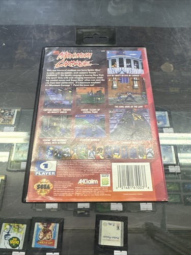 Spider-Man and Venom: Maximum Carnage (Sega Genesis) manuale mancante, testato - Foto 12 di 12