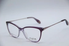NEW FYSH 3611 847 CLEAR PURPLE AUTHENTIC FRAMES EYEGLASSES 53-15