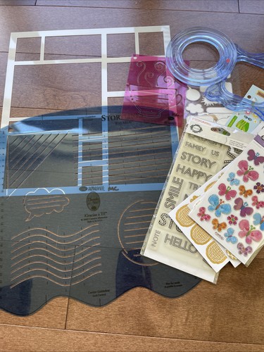 Creative Memories Mixed Lot Journaling Template Cutting System Asstd Stickers