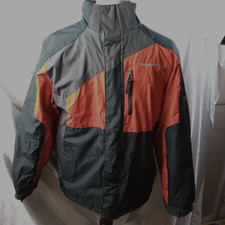 BOYS FREE COUNTRY EXTREME PERFORMANCE JACKET black/gray/orange SIZE M 10/12