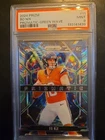 2024 Panini Prizm - Prizmatic Bo Nix #11 Green Prizm (RC) PSA 9